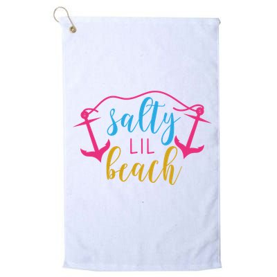 Salty Lil Beach Funny Vacation Golf Towel