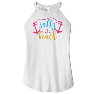 Salty Lil Beach Funny Vacation Women's Perfect Tri Rocker Tank