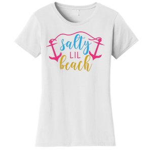 Salty Lil Beach Funny Vacation Women's T-Shirt