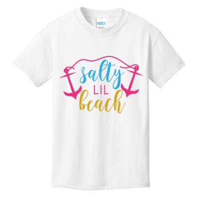 Salty Lil Beach Funny Vacation Kids T-Shirt