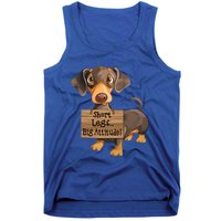 Short Legs Big Attitude Dachshund Cool Gift Tank Top