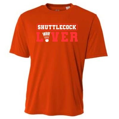 Shuttlecock Lover Badminton Lover Gift Cooling Performance Crew T-Shirt