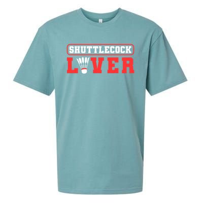 Shuttlecock Lover Badminton Lover Gift Sueded Cloud Jersey T-Shirt