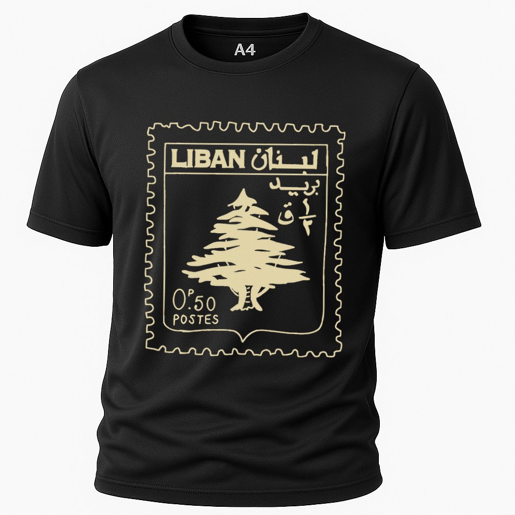 Support Lebanon Beirut Map Lebanese Flag Performance Shirt