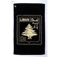 Support Lebanon Beirut Map Lebanese Flag Golf Towel