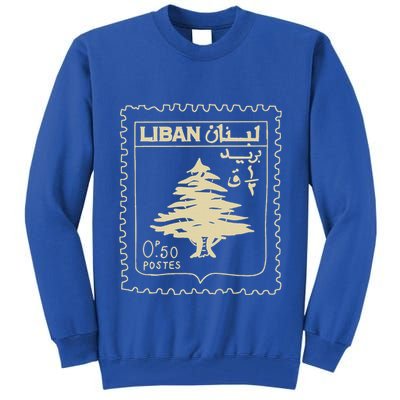 Support Lebanon Beirut Map Lebanese Flag Tall Sweatshirt