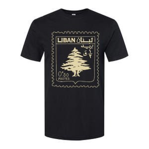 Support Lebanon Beirut Map Lebanese Flag Softstyle CVC T-Shirt