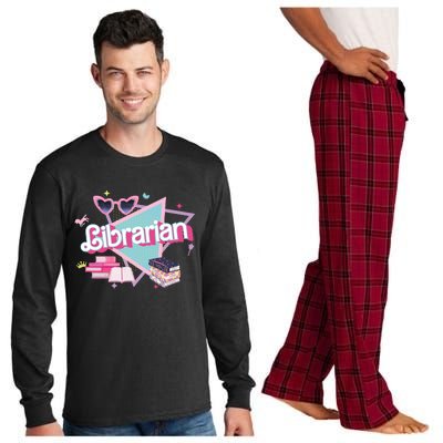 School Librarian Book Lover Long Sleeve Pajama Set