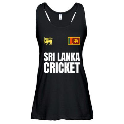 Sri Lanka Cricket 2024 Sri Lankan Cricket Jersey Ladies Essential Flowy Tank