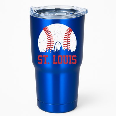 St. Louis Cityscape Vintage Baseball City Tumbler