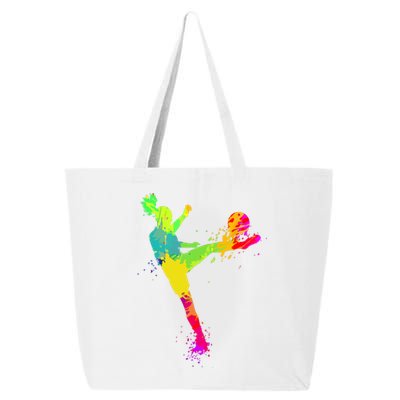 Sport Lover Cool Soccer For Women Girls Soccer Player Gift 25L Jumbo Tote