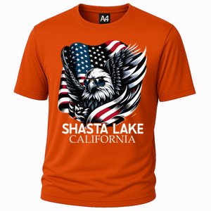 Shasta Lake California 4th Of July Usa Cooling Performance Crew T-Shirt