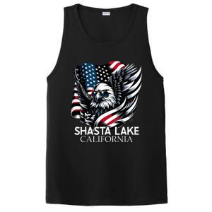 Shasta Lake California 4th Of July Usa PosiCharge Competitor Tank