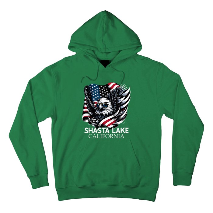 Shasta Lake California 4th Of July Usa Hoodie