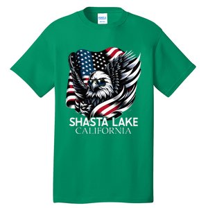 Shasta Lake California 4th Of July Usa Tall T-Shirt