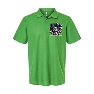 Shasta Lake California 4th Of July Usa Softstyle Adult Sport Polo