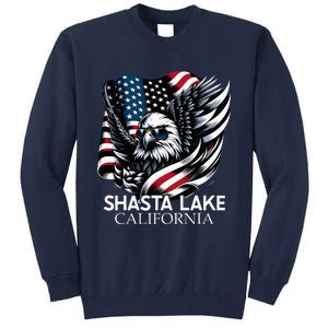 Shasta Lake California 4th Of July Usa Tall Sweatshirt