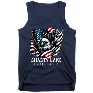 Shasta Lake California 4th Of July Usa Tank Top