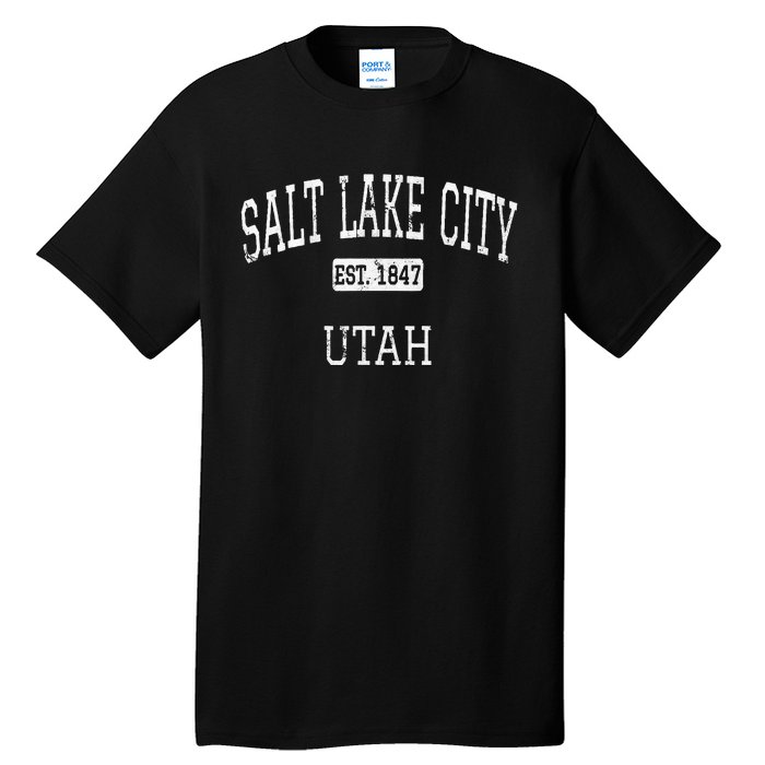 Salt Lake City Utah UT Vintage Tall T-Shirt