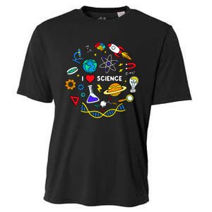 Science Lover Chemistry Biology Physics Love Science Cooling Performance Crew T-Shirt