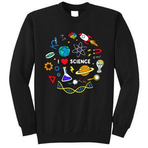 Science Lover Chemistry Biology Physics Love Science Sweatshirt