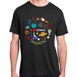 Science Lover Chemistry Biology Physics Love Science Adult ChromaSoft Performance T-Shirt