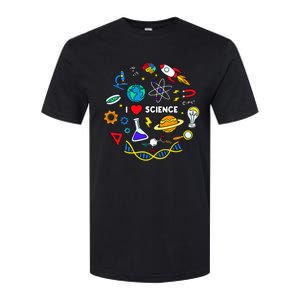 Science Lover Chemistry Biology Physics Love Science Softstyle CVC T-Shirt