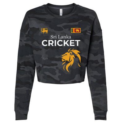 Sri Lanka Cricket Perfect For Lankan Cricket Fans Cropped Pullover Crew