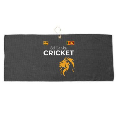 Sri Lanka Cricket Perfect For Lankan Cricket Fans Large Microfiber Waffle Golf Towel