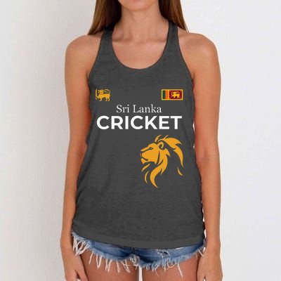 Sri Lanka Cricket Perfect For Lankan Cricket Fans Women's Knotted Racerback Tank