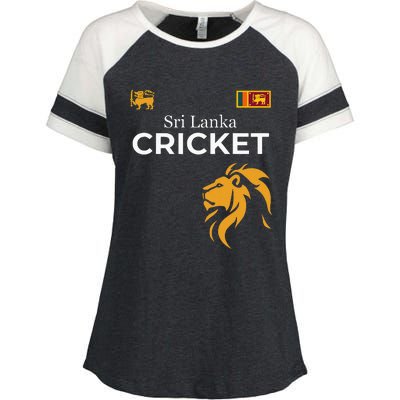 Sri Lanka Cricket Perfect For Lankan Cricket Fans Enza Ladies Jersey Colorblock Tee