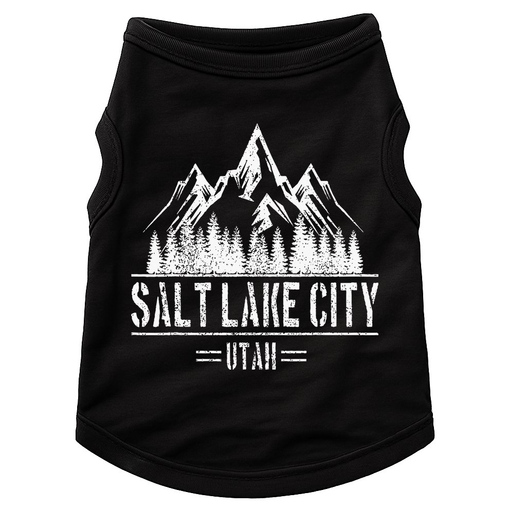 Salt Lake City Utah Mountains Nature Souvenir Doggie Tank