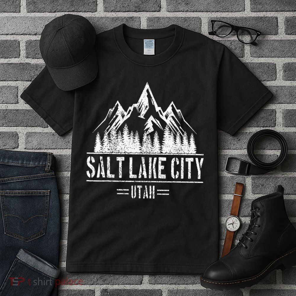 Salt Lake City Utah Mountains Nature Souvenir Tall T-Shirt