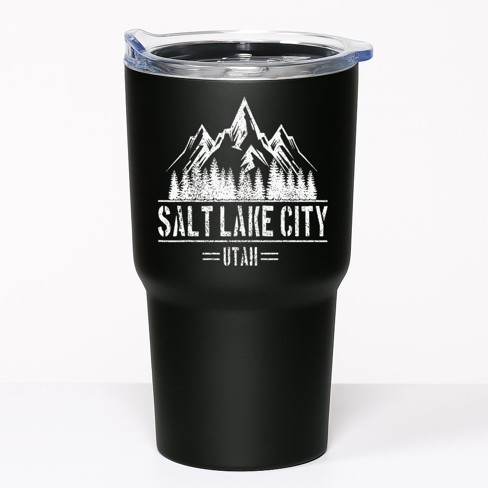 Salt Lake City Utah Mountains Nature Souvenir Tumbler