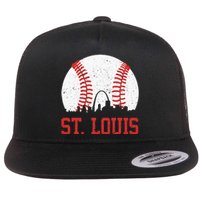 St. Louis Cityscape Vintage Baseball City Flat Bill Trucker Hat