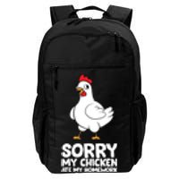 School Love Chickens Sorry My Chicken Ate My Homework Daily Commute Backpack