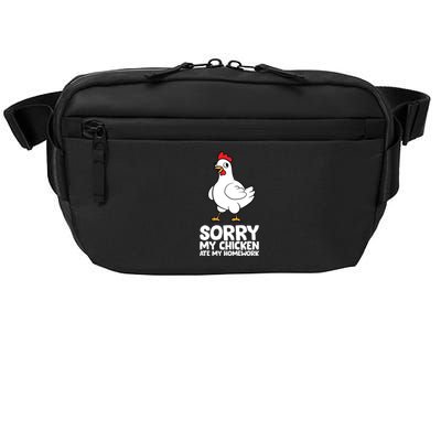 School Love Chickens Sorry My Chicken Ate My Homework Crossbody Pack