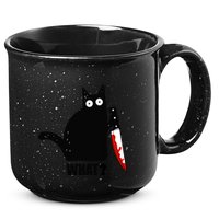 Spooky Lockdown Cat 15oz Campfire Ceramic Mug
