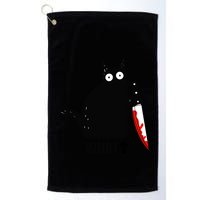Spooky Lockdown Cat Golf Towel