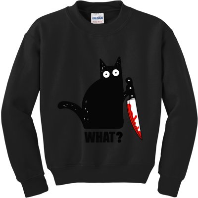 Spooky Lockdown Cat Kids Sweatshirt