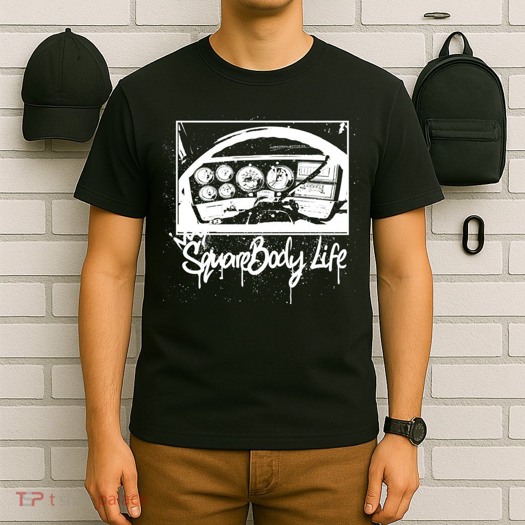 Squarebody Life C10 Classic Truck Squarebody Nation T-Shirt