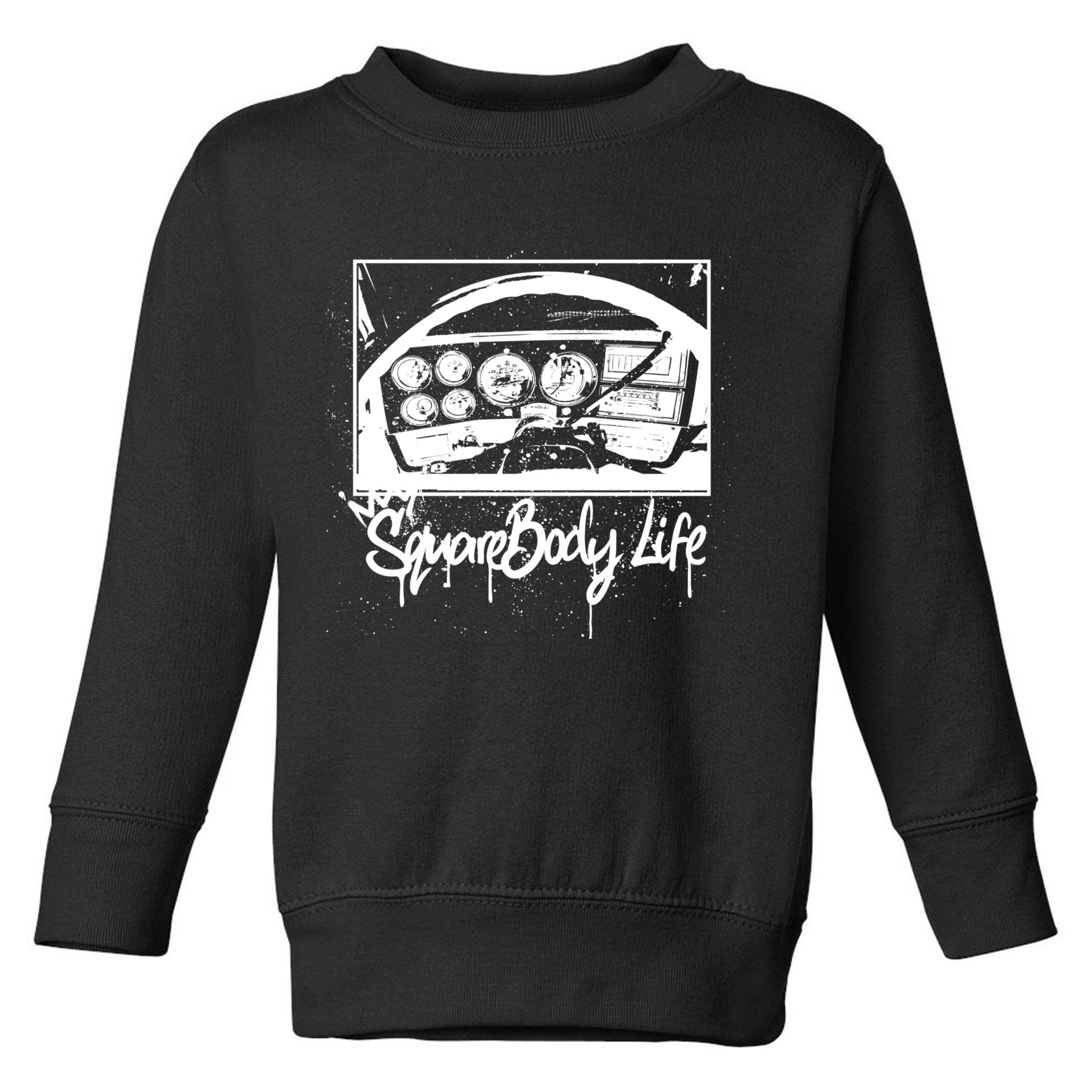 Squarebody Life C10 Classic Truck Squarebody Nation Toddler Sweatshirt