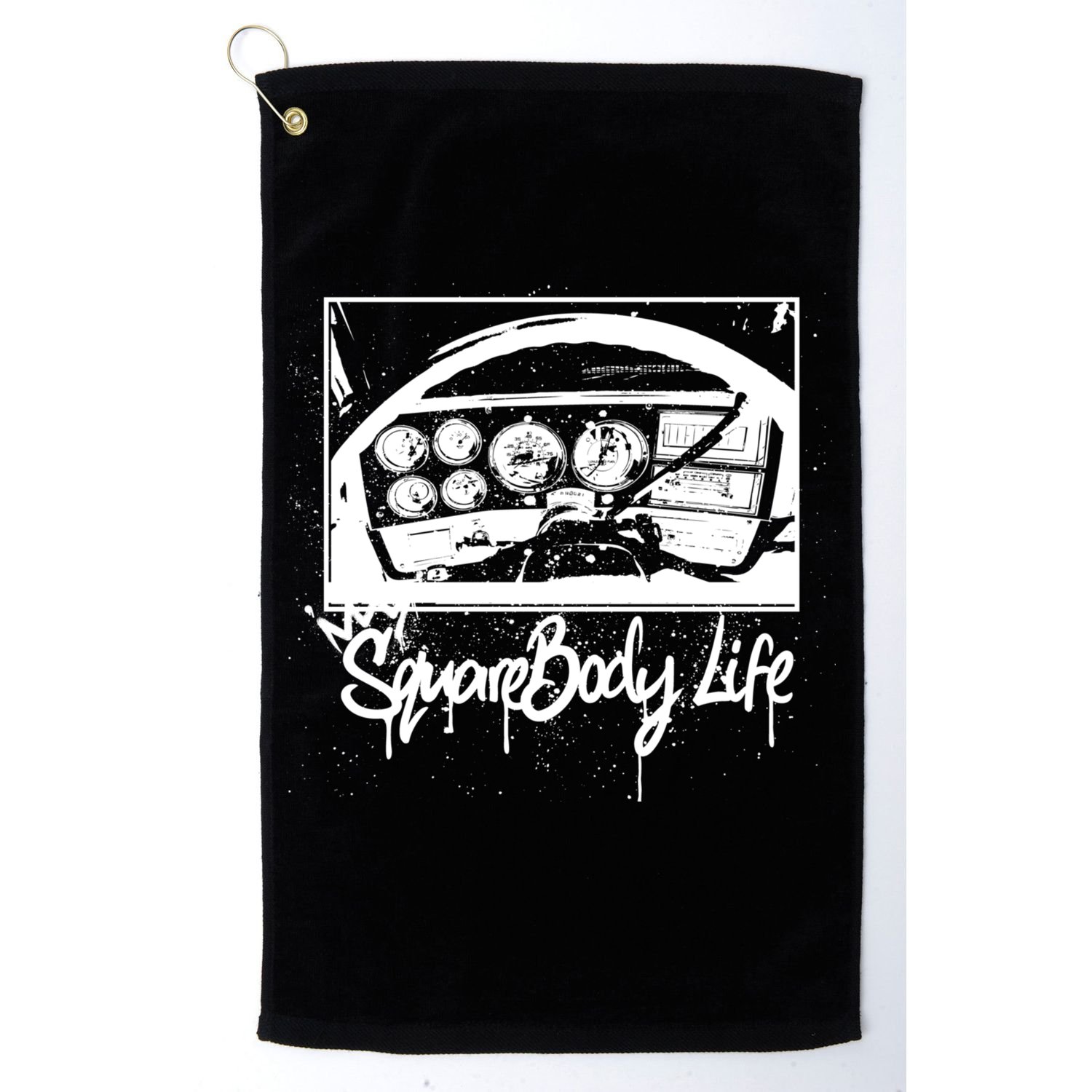 Squarebody Life C10 Classic Truck Squarebody Nation Golf Towel