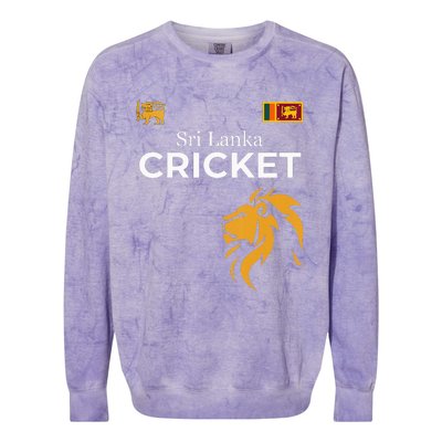 Sri Lanka Cricket Perfect For Lankan Cricket Fans Colorblast Crewneck Sweatshirt