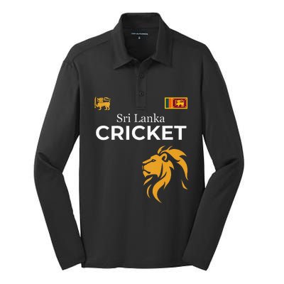 Sri Lanka Cricket Perfect For Lankan Cricket Fans Silk Touch Performance Long Sleeve Polo