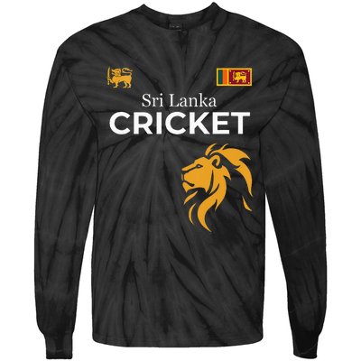 Sri Lanka Cricket Perfect For Lankan Cricket Fans Tie-Dye Long Sleeve Shirt