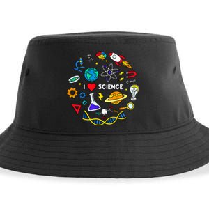 Science Lover Chemistry Biology Physics Love Science Sustainable Bucket Hat