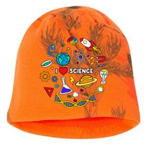 Science Lover Chemistry Biology Physics Love Science Kati - Camo Knit Beanie