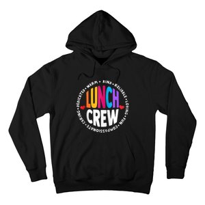 School Lunch Crew Funny Ladies Cafeteria Workers Lunch Lady Zip Hoodie Hoodie