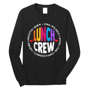 School Lunch Crew Funny Ladies Cafeteria Workers Lunch Lady Zip Hoodie Long Sleeve Shirt